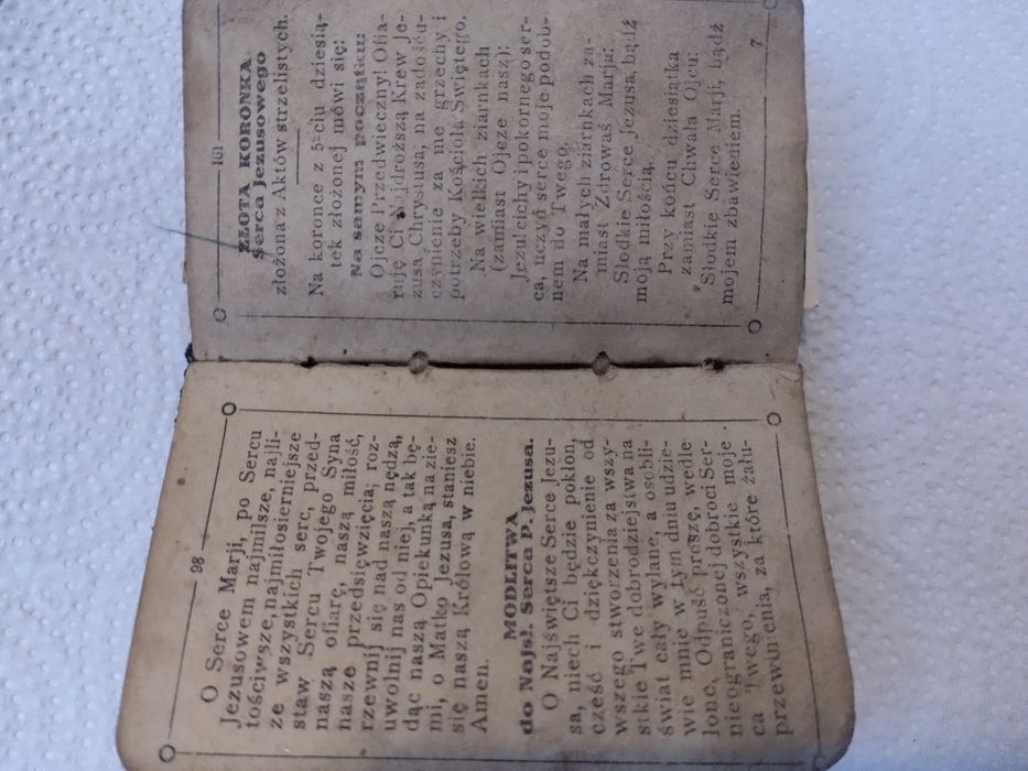 Modlitewnik z 1909 r