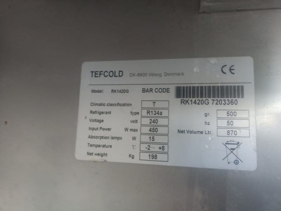 Профессиональный холодильник Tefcold RK1420G