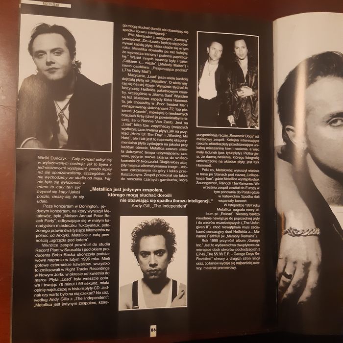 Książka Metallica historia zespołu