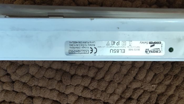 Emergency light - lamp - used, working!64739548857218122