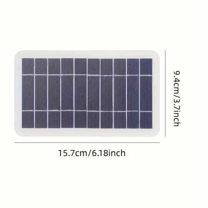 Painel Solar Portátil Usb 2w 5v-novo na caixa