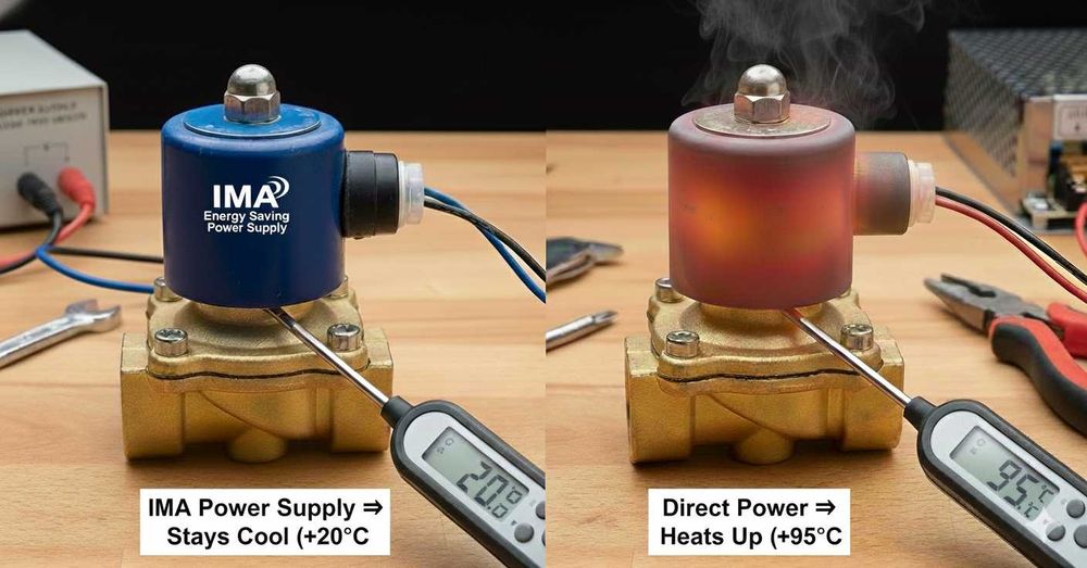 Катушка на электромагнитный клапан 12 24 220 не нагревается блок IMA