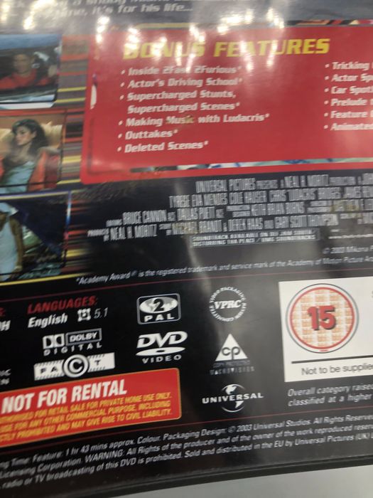 Szybcy i wściekli (The Fast and the Furious, 2001) – DVD