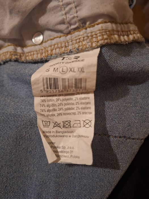 Szorty jeansowe damskie L