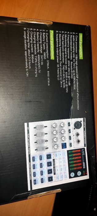 Sound card sn 800. Классная аудиокарта    для прямых трансляций новая