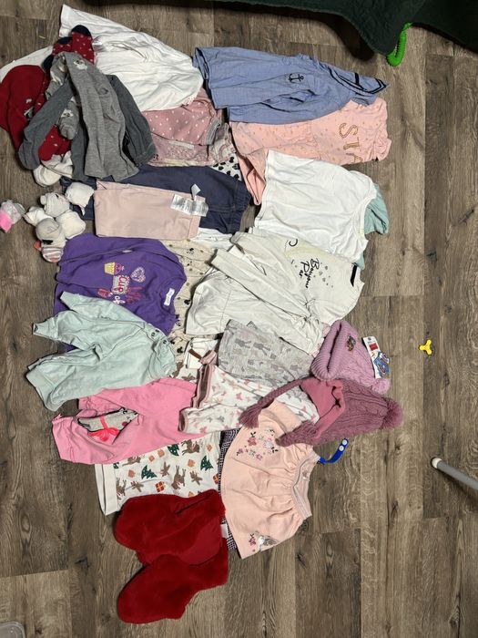 Ogromna paka ciuchow dla dziewczynki 80-92