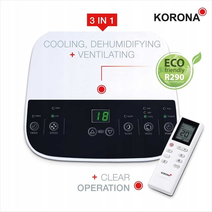 Korona 82001 Iceberg 9.0 Eco klimatyzator i osuszacz