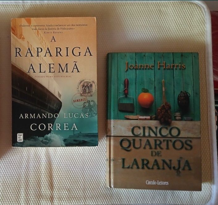 Livros: Joanne Harris e Armando Correa