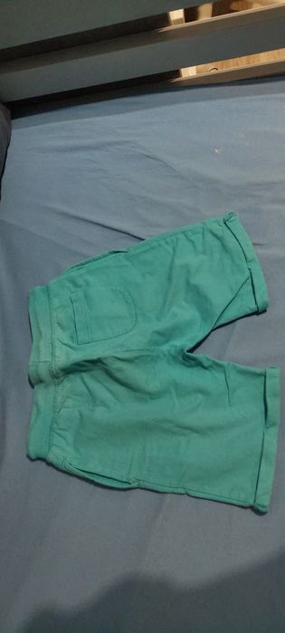 Krótkie spodenki niebieskie rozmiar 128