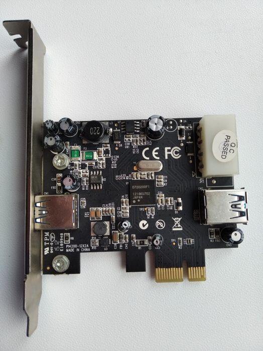 Контроллер PCIe x1 Fujitsu Sunrich U-550 USB 3.0