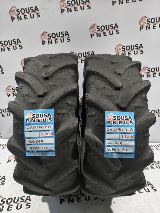 2 pneus semi novos 260-70R16 Kleber - Oferta da entrega