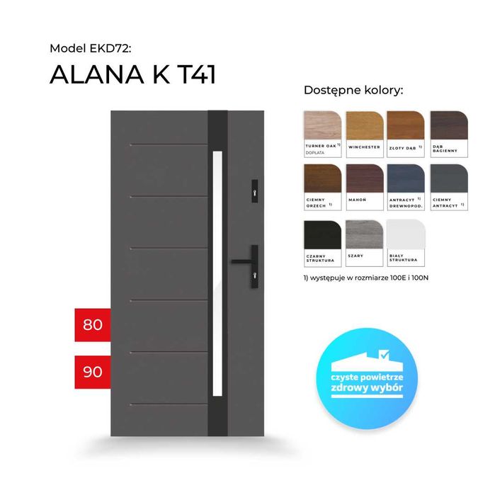 Drzwi zewnętrzne do domu, budynku gosp. mieszkania z montażem