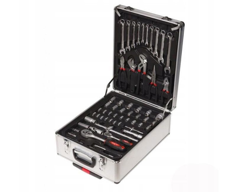 Набор инструментов 186 ел. Geko в чемодане сплав хром-ванадий