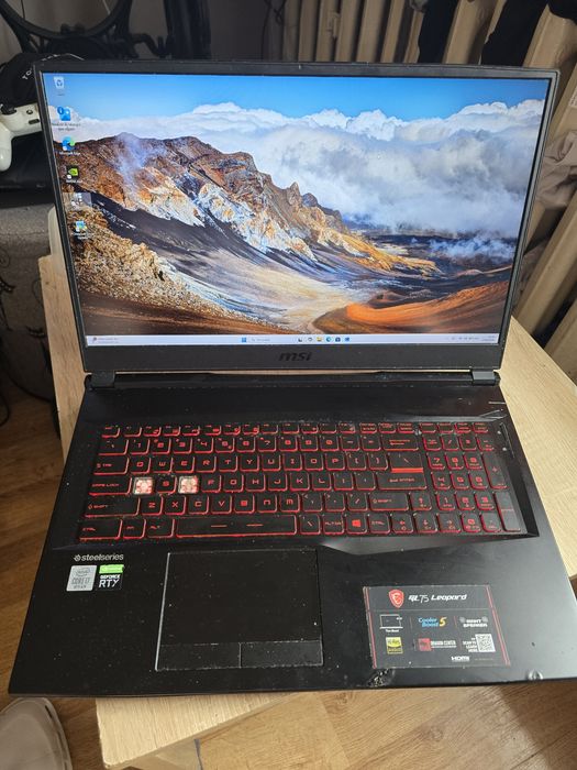 Msi gl 75 Leopard grafika rtx 2070 8gb