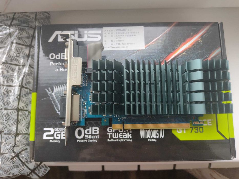 Видеокарта Asus PCI-Ex GeForce GT 730 2 ГБ GDDR5