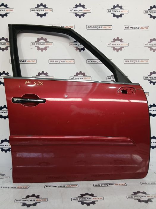 PORTA FRENTE DIREITA VERMELHO CITROEN C4 PICASSO II 1.6HDI ANO: 2013