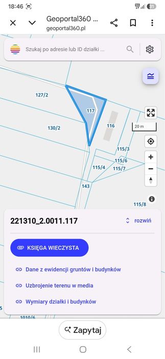 Dzialka  budowlano rolnicza