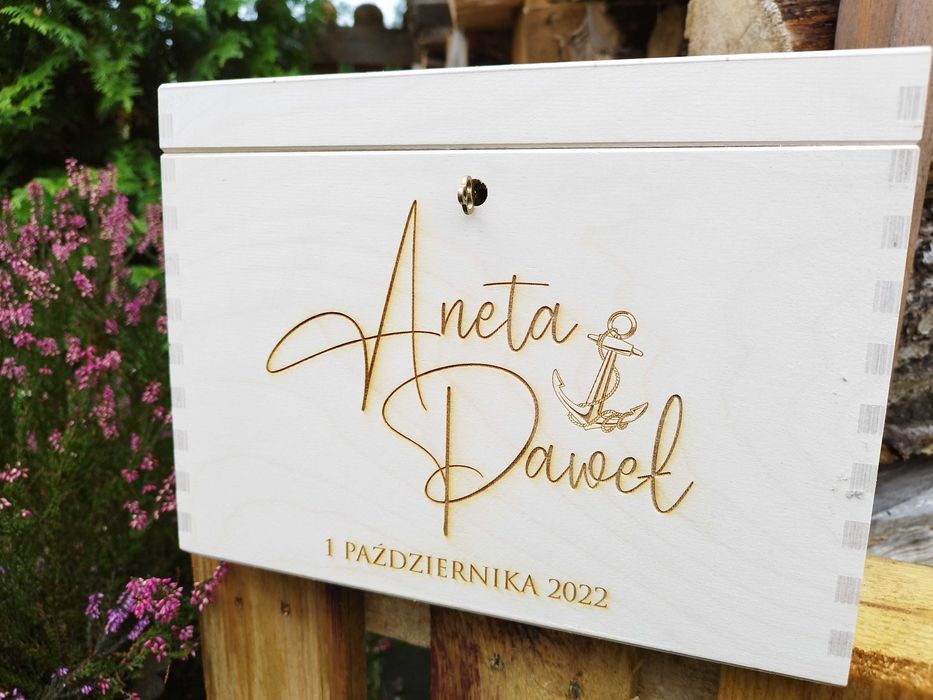 Skrzynka na koperty*ślubna
