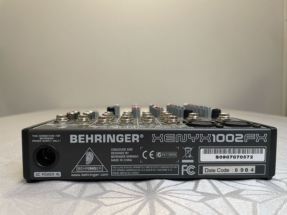 Behringer Xenyx 1002FX - mikser audio | bardzo dobry stan + kabel