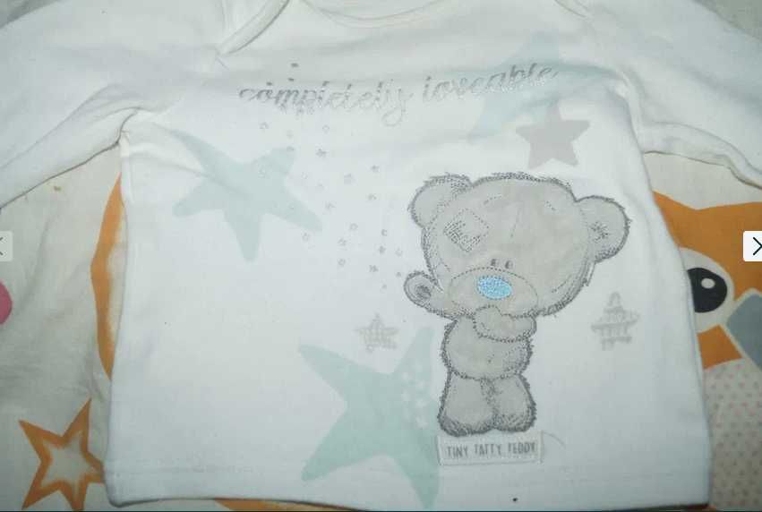 Bluzka bluzeczka z niedrapkami dla niemowlaka chłopiec unise. r. 62-68