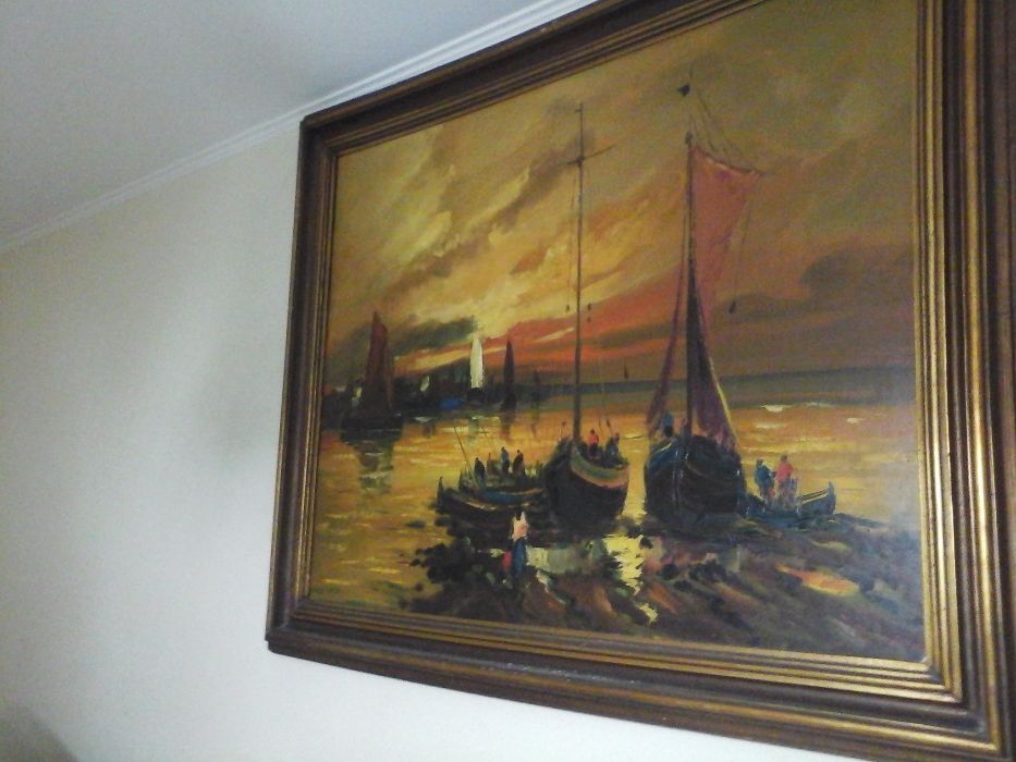 quadro decurativo pintado á mão