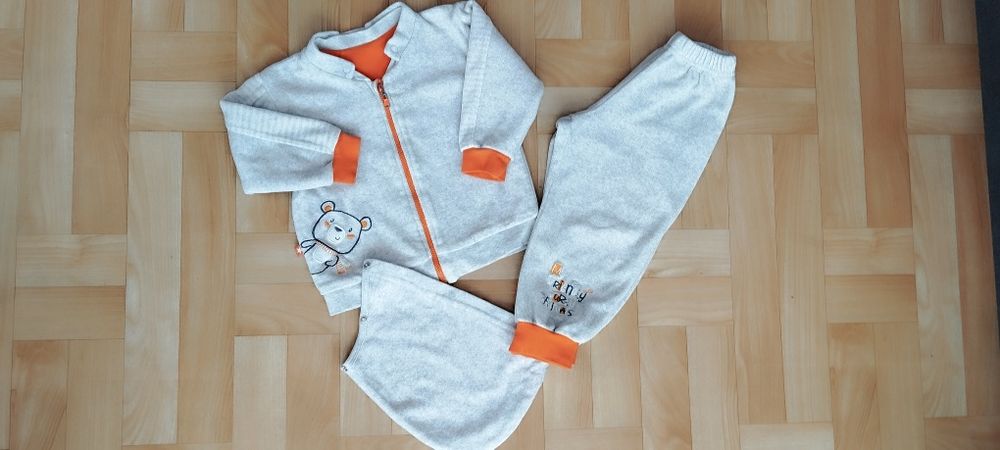 Dres, ciepły, bluza +spodnie r. 86 Stan bdb.