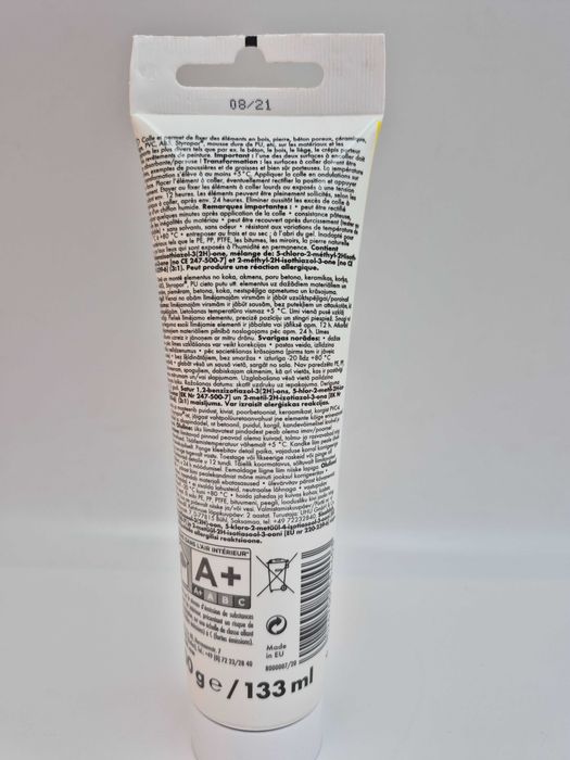 UHU klej montażowy biały 200g, do drewna, kamienia, betonu komórkowego