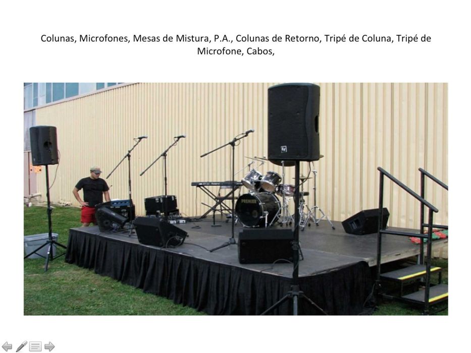 Som Iluminação para Bandas Eventos e DJS, Show de Samba do Brazil