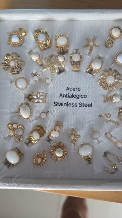 Caixa de aneis ajustáveis