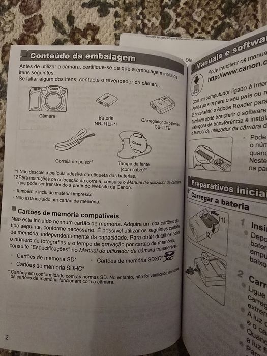 Máquina fotográfica cannon