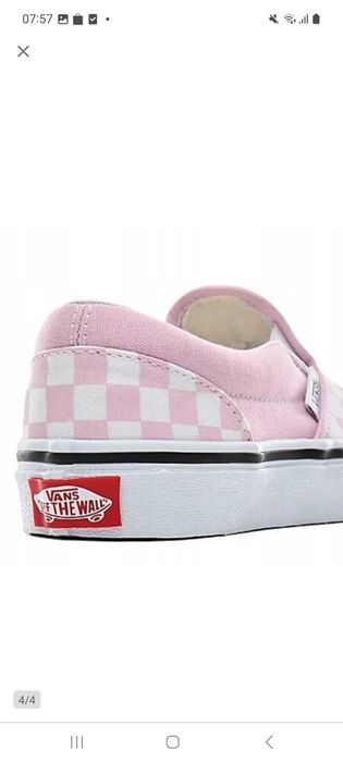 Trampki dla dziewczynki vans 30.5