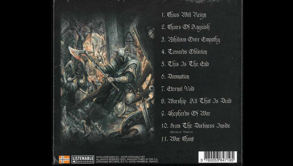 Berzerker Legion – Chaos Will Reign. Płyta CD. Nowa. DARMOWA DOSTAWA INPOST!