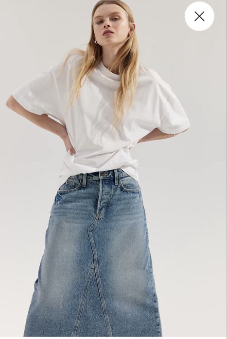 Стильна джинсова спідниця фірми H&M