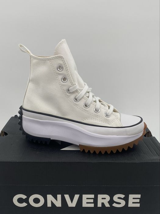 Converse Run Star Hike Hi White Black Gum 166799C