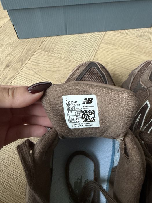 new balance nb 9060 brazowe niebieskie brown ice
