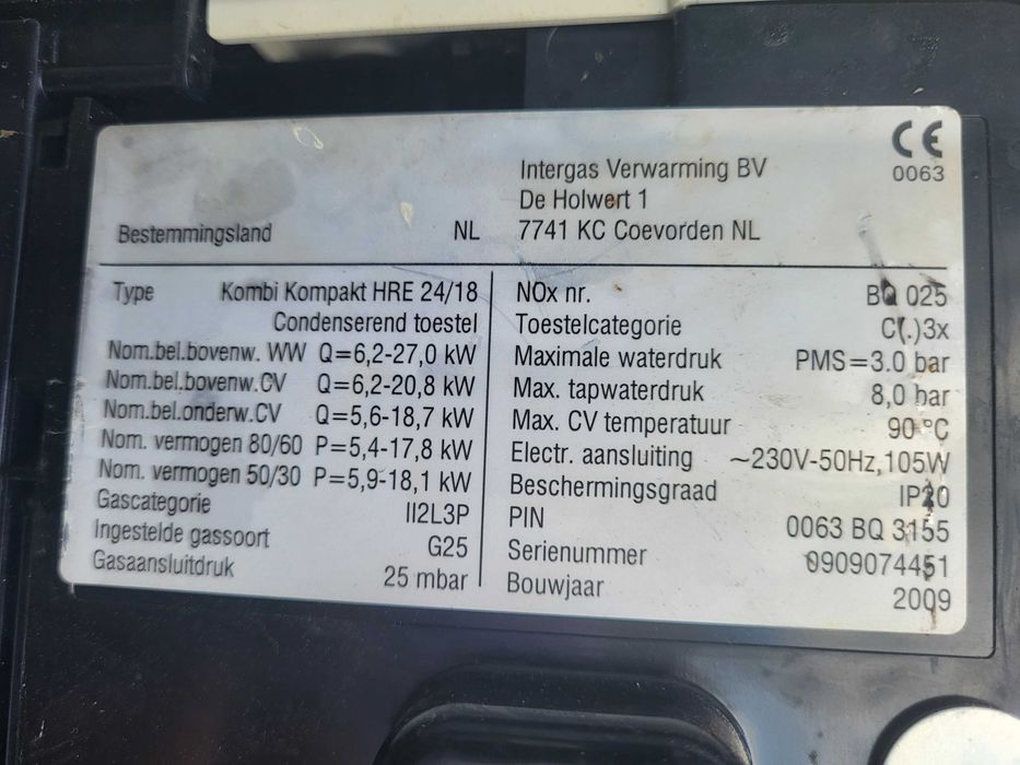 ACV, Intergas - piec gazowy kondensacyjny