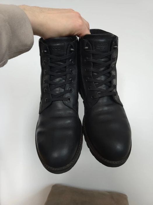 Ecco Hydromax buty ocieplane zimowe za kostkę rozm. 43 skórzane