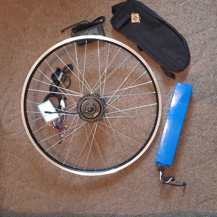Электронабор для велосипеда 36V 350W 9Ah с аккумулятором сумка, .