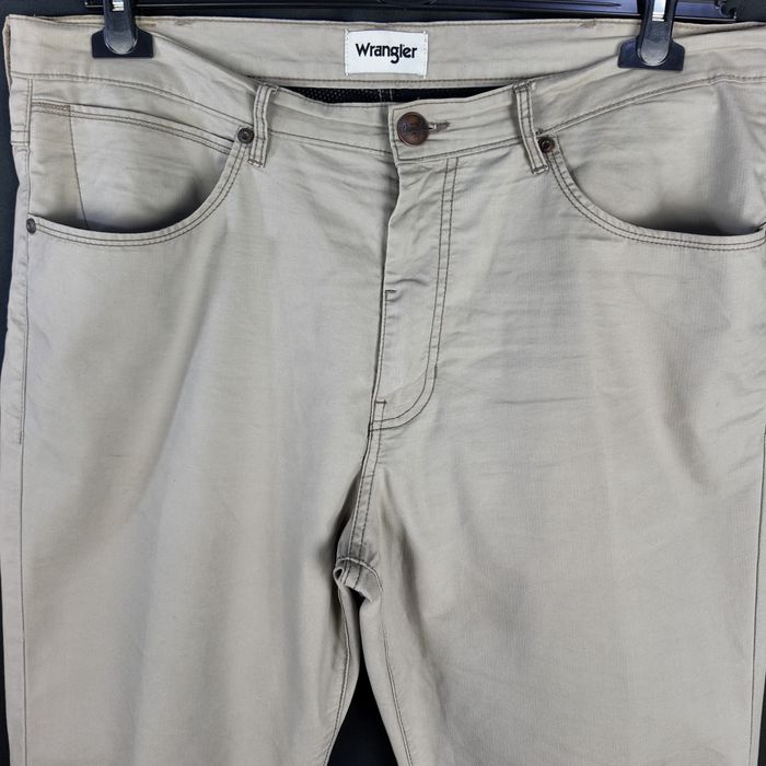 Spodnie Wrangler Arizona W38 L30 beżowe jeansy proste
