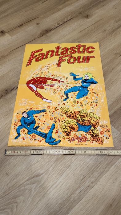 Fantastic Four Marvel 1980 - Poster Antigo