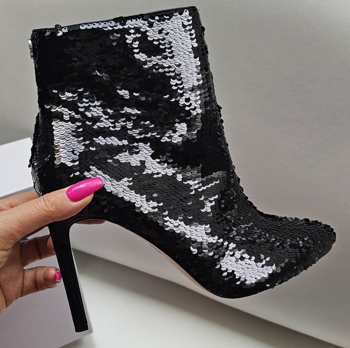 Guess luksusowe botki cekiny roz 41