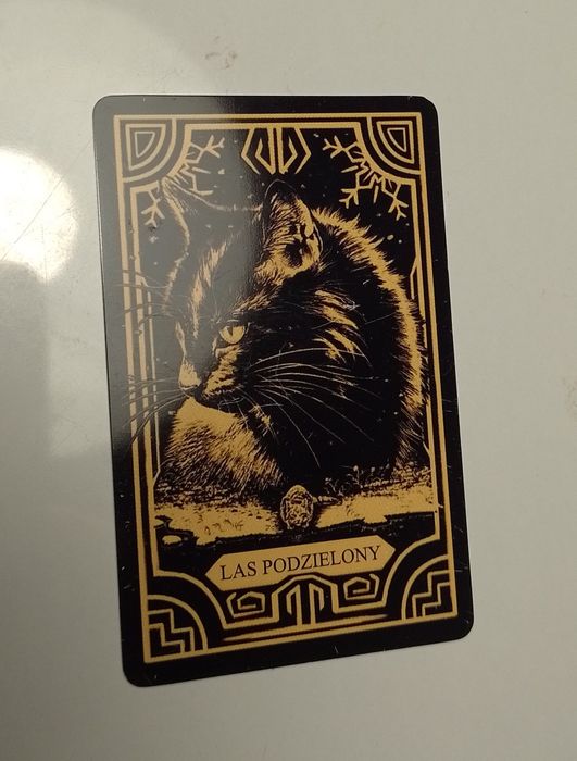 Karta kolekcjonerska wojownicy Las Podzielony NISKI NUMER KARTY!