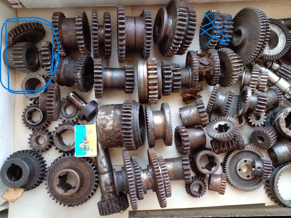 нов шестерни прямой зуб Модуль до 4