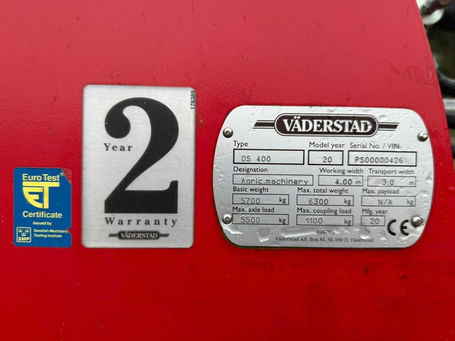 kultywator Vaderstad Opus 400