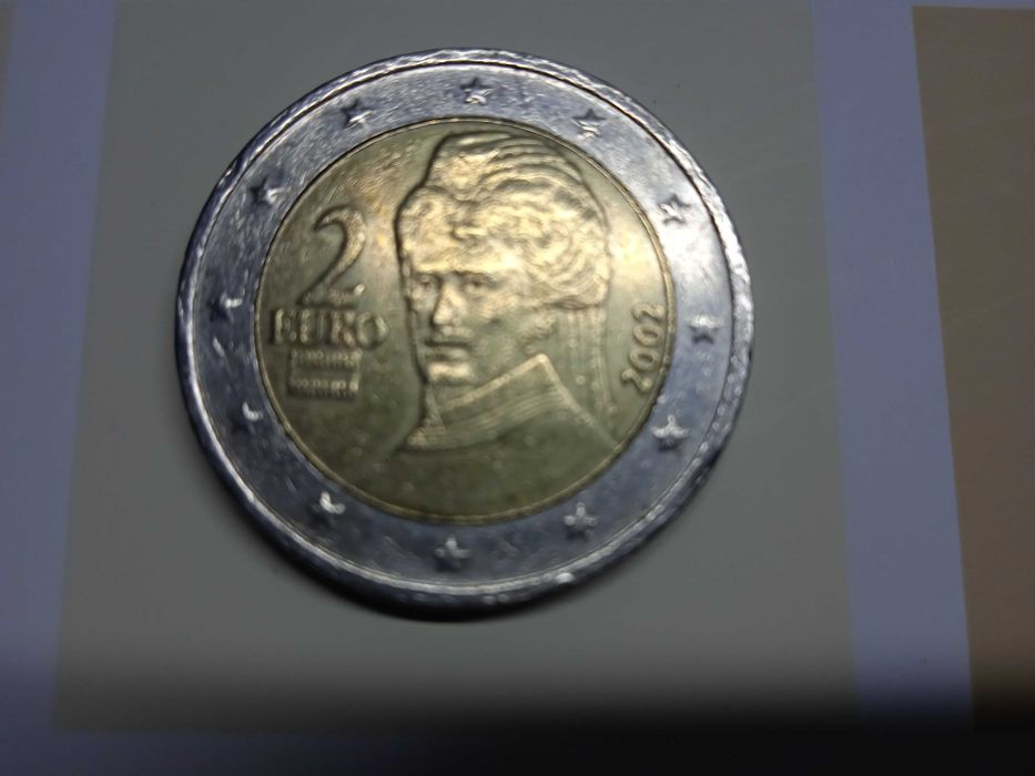 Vendo moeda de 2 euros de 2002 Áustria