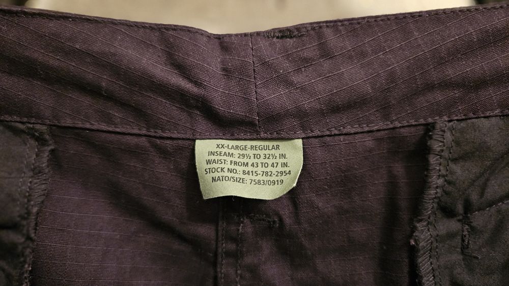 Spodnie ACU, XXL-R, czarne, Teesar.Inc.