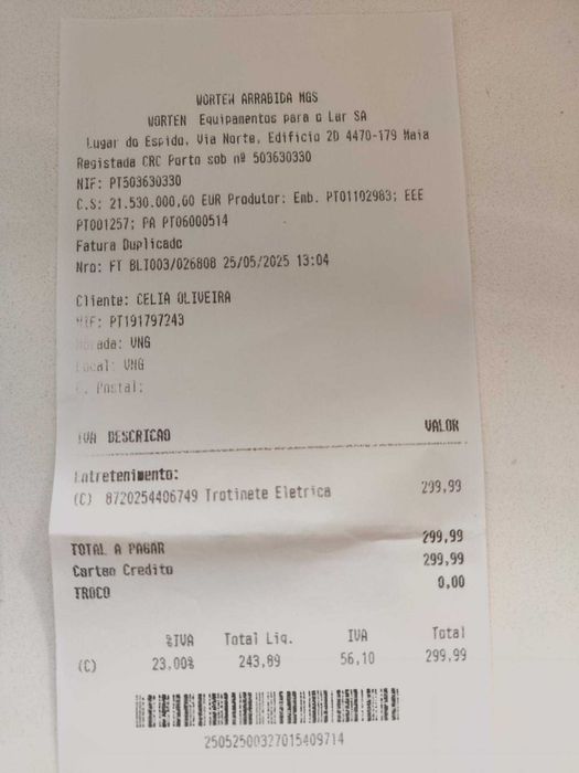 Trotinete muito bonita