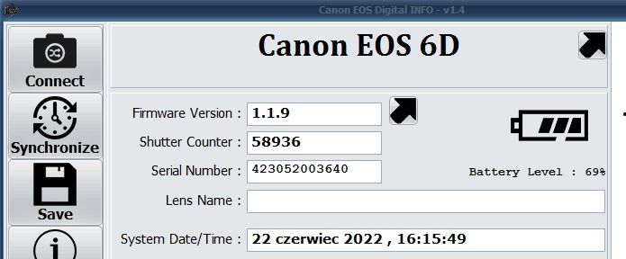 Canon 6D, w dobrym stanie, uzywany, nie 6DII