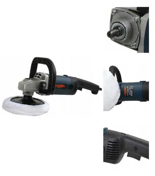 Полірувальна машина електрична Eurotec 180 мм / 2950 Вт / 8500 об/хв