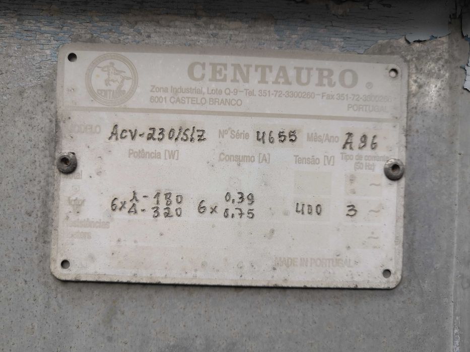 Refrigerador industrial condensador monobloco exterior